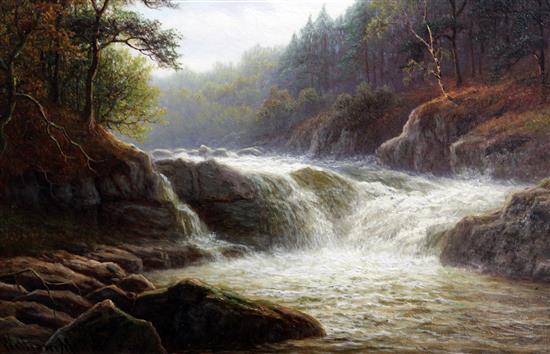 William Mellor (1851-1931) On The Llugwy, North Wales, 12 x 18in.